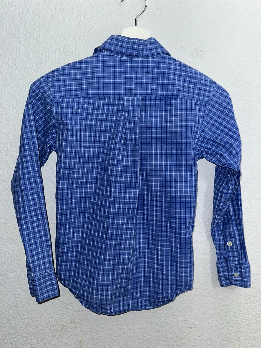 Ralph Lauren Button Down Shirt Long Sleeve Blue Youth Boys Small 8/10